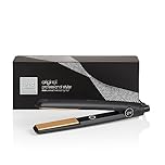 ghd Original Hair Straightener & Styler (Upgraded) - For Sleek, Smooth & Soft Styles with Enhanced Shine, No Extreme Heat Damage - For All Hair Types - (UK Plug)