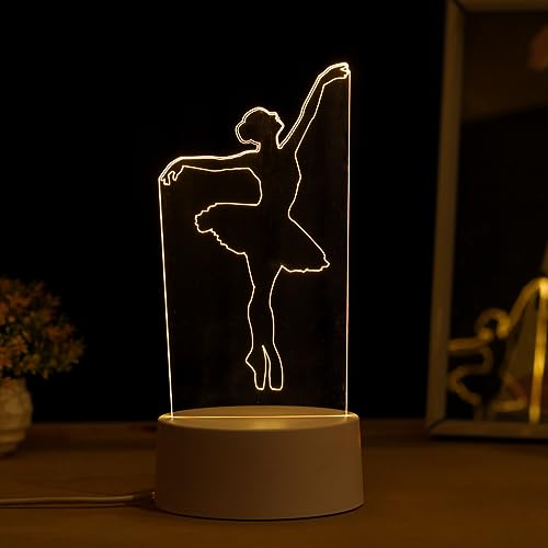 Luminária 3D personalizada - Bailarina