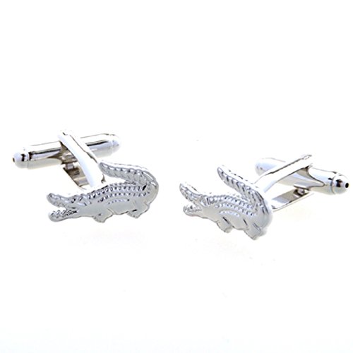 MRCUFF Mancuernillas de cocodrilo con caja de regalo miniatura 2