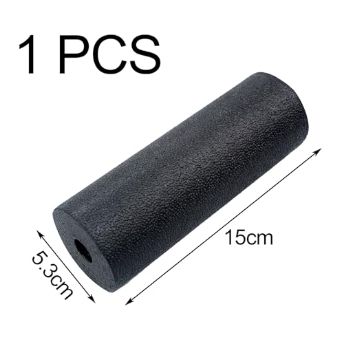 1 Pièce Mini Rouleau Massage 5.3 x 15 cm,Foam Roller Rouleau de Fitness,Rouleau en Mousse Rond Rouleau Massage Fascias pour Dos,Jambe et Des Pied pour Relâcher les Tensions Musculaires-Noir – Image 3