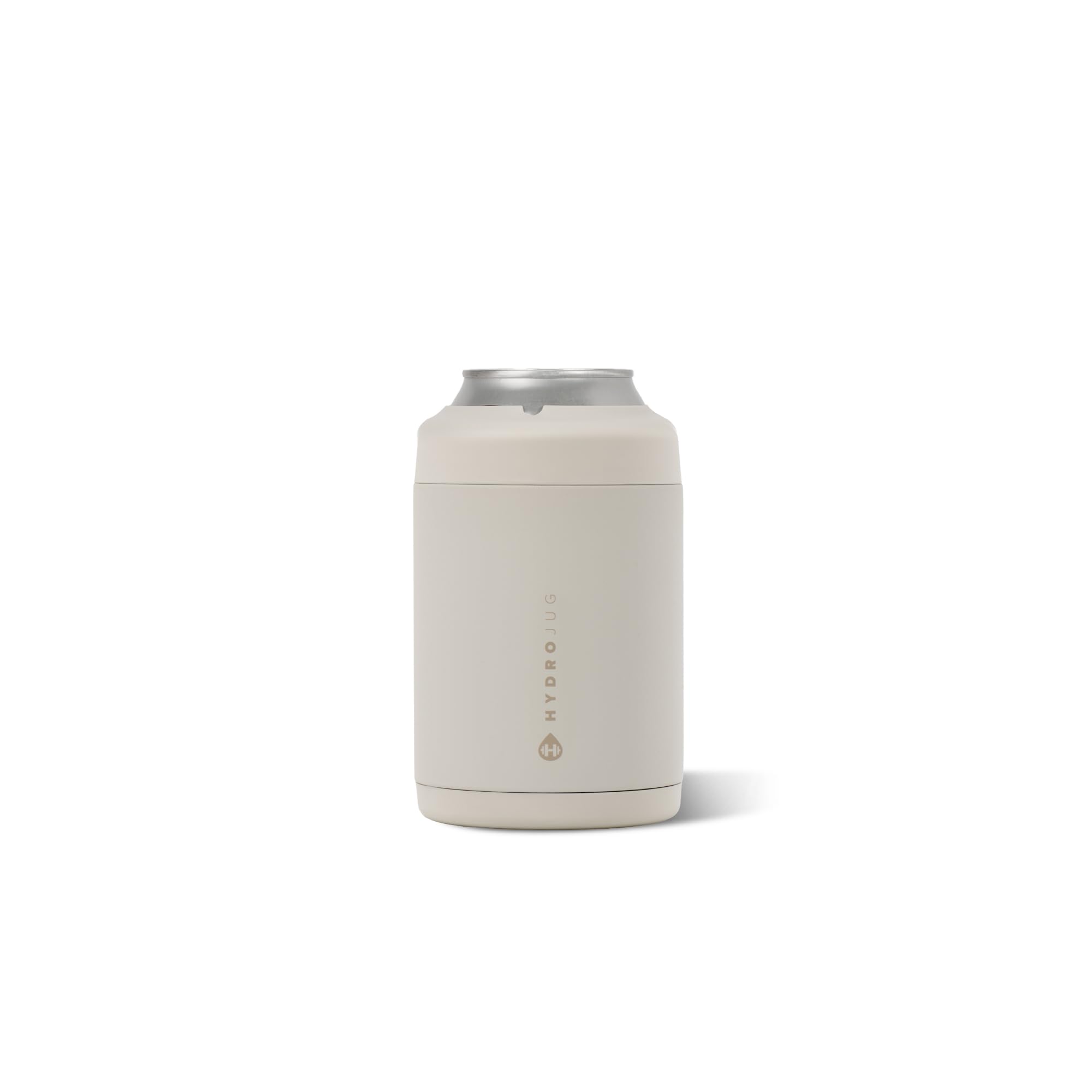 HydroJug Can Cooler 12 oz, Stainless Steel Can Holder, Linen