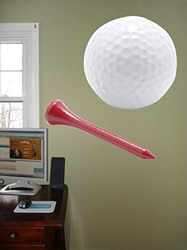 Ball & Tee Wall Decal Cutout