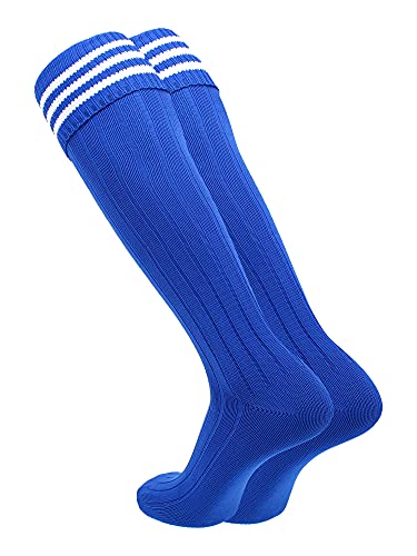 Image of Soccer Socks With Fold Down Top - European Style for Adults - Men and Women