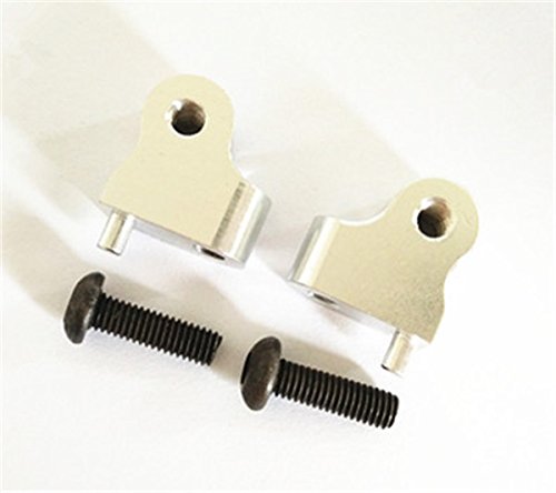 EPTNNASO Aluminum Front Damper Mount-1PR Set for RC 1:10 CAR CC-01 CC01 Silver Alloy