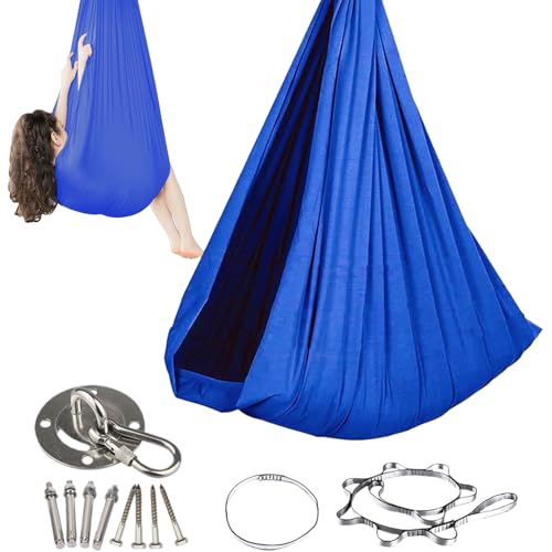 Hängmatta hängstol 280 x 100 cm – hängstol 100 kg lastbar – trädgårdsmöbler, hängfåtölj, utomhus, 1 personer, hängande utomhus, fåtölj, ungdomsrum, flickor – sittsäck för att hänga gunga trädgård