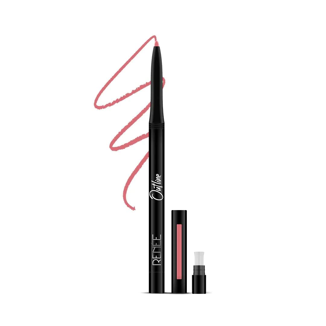 RENEE Outline Lip Liner With Built in Sharpener 03 Delilah 0.35gm| Long Lasting & Smudge Proof| Matte Finish & Rich Color Payoff| One Swipe Application-image-21