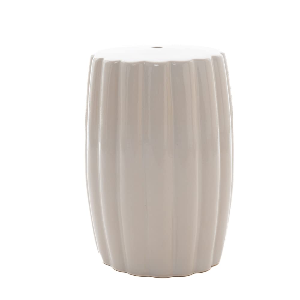 Amadeus Tabouret Hortance Blanc céramique