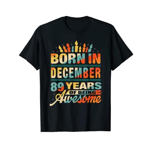 Diciembre 1932 89 años de edad regalo de cumpleaños 89 gráfico de vela Camiseta