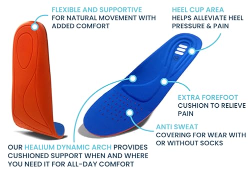 HUHV Tech Knit Unisex Lace-Up and Slip-On Recovery Lifestyle Walking and Athletic Shoe with HEALIUM Foam Lightweight Casual Non-Slip Comfortable Sneaker2