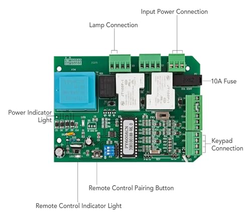Circuito de tarjeta de control SL600 para abridor de puerta Nc 5