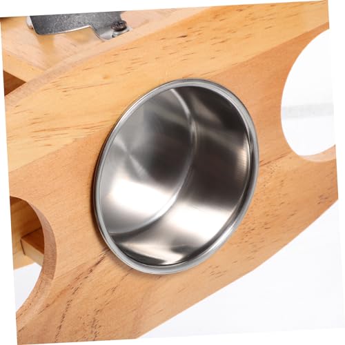 Table à vin pliante portable en bois pour pique-nique - 5
