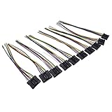  Kabelbaum Kabelbaum Stecker Reparaturkabel for hintere Bremsleuchte, for Peugeot 206 207 307 308 1007 2008 for Citroen C3 1606248780,6441.AP (Color : 10 PCS)