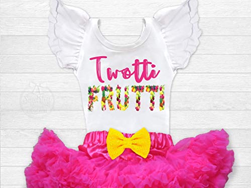 Girls Twotti Fruitti Fruit Second Birthday Leotard2
