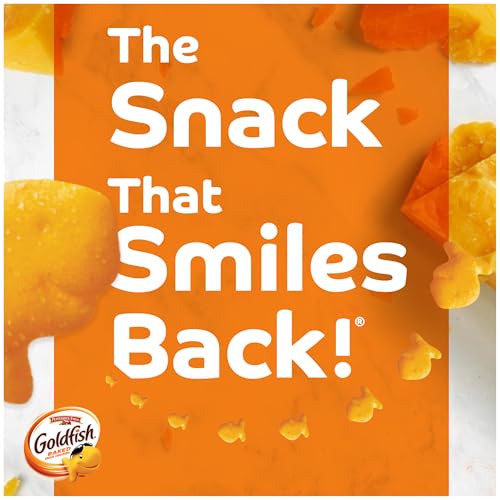 Image of Goldfish Cheddar Crackers, Snack Crackers, 6.6 oz. bag, 6 CT box
