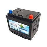 WILLQ Batería Litio Recargable para automóvil Arranque y Parada 12V 50Ah 60Ah 70Ah 80Ah 90Ah 100Ah 110Ah batería LiFePO4 automotriz de Alto Rendimiento sin Mantenimiento,213r/l 60ah
