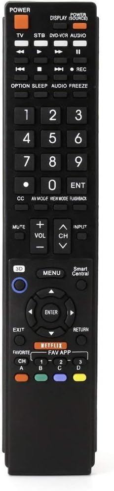 GB118WJSA Replacement Remote Control for Sharp AQUOS TV GB004WJSA GB005WJSA GA890WJSA GB105WJSA GA935WJSAE LC-60C6600U LC-60EQ10U LC-60LE660U LC-