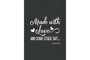 Made with Love Blank Recipe Book: Blank Recipe Journal to Write In