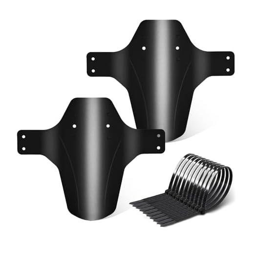 FETESNICE ETESNICE Guardabarros para MTB (Delantero y Trasero) – Juego de Guardabarros para Bicicleta de montaña [20-29 Pulgadas] – Universal, Compatible con la mayoría de Bicicletas (XIAO-DNB-2MS)