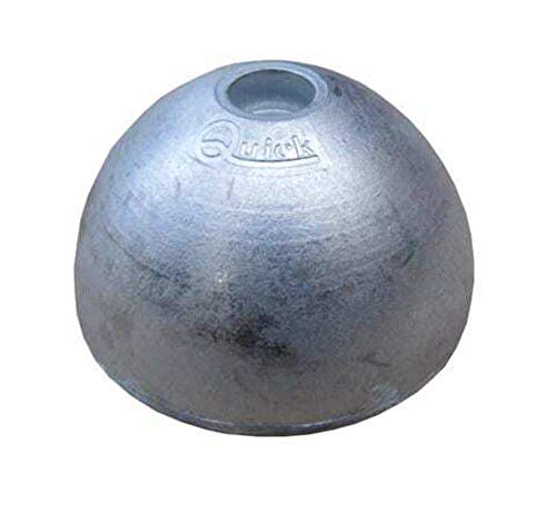 Tecnoseal Zink-Schnelllöser Anode für BTQ140/BTR140, Durchmesser 140mm, Original TQ14000, 2 Stück für Schubwagen, für Salzwasser