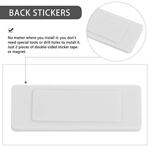VILLCASE Slide Door Indicator Privacy Sign Blank Vacant Occupied Sign for Home Office Restroom Conference Hotel Hospital