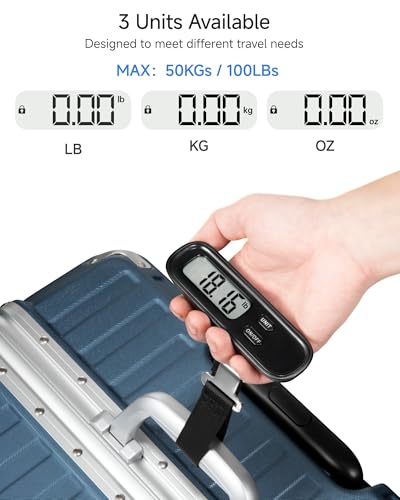 Image of LUGGEX Luggage Scale, Suitcase Scale, Luggage Scale Travel Digital,2 Pack | Travel Scale with Large LCD Display, Portable & Battery Included