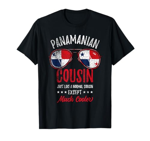 Cool Panamanian Cousin Sunglasses Panamanian Family Vintage T-Shirt