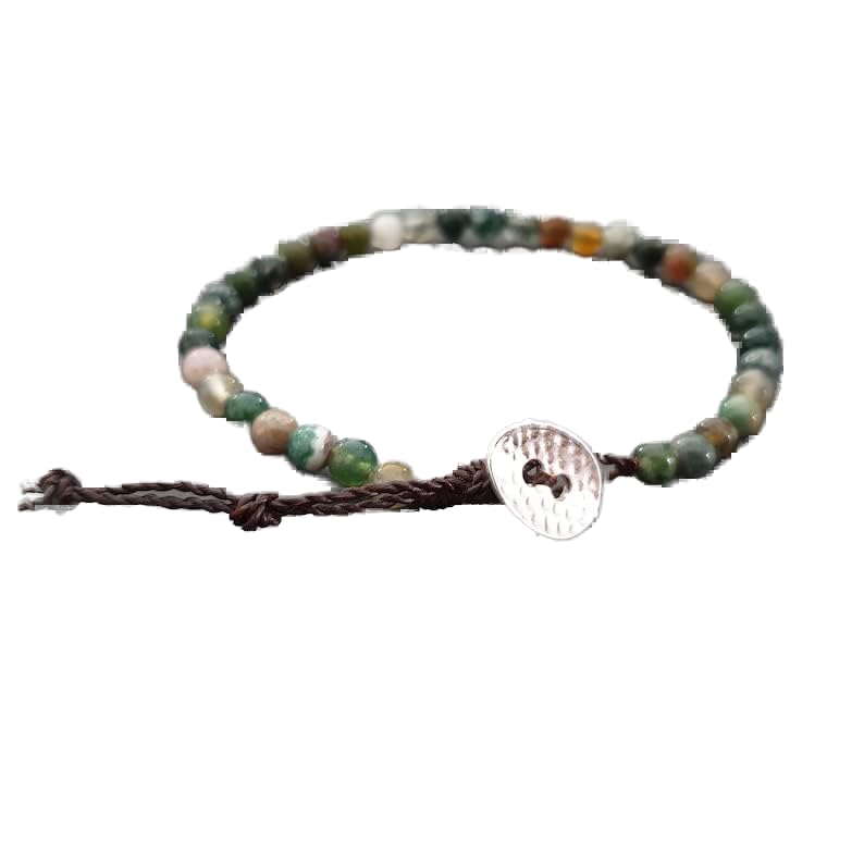 Bracelet jaspe vertus de guérison LKBEADS bijou perles multicolores 4mm