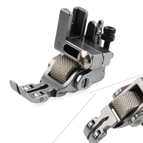 Pie prensatela ajustable con rodillos #T3 para máquina industrial miniatura 2