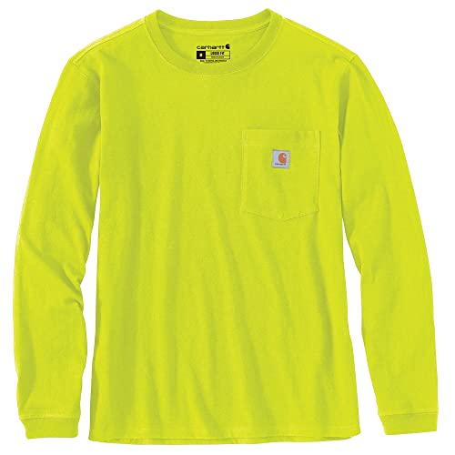 Image of Carhartt Women's 103244 Women's WK126 Workwear Pocket Long Sleeve T-Shirt