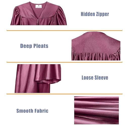 Image of GradPlaza Shiny Preschool Graduation Cap and Gown for Kids 2026 Tassel kindergarten graduation cap and gown