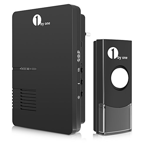 1byone Campanello Wireless,1 Pulsante e 1