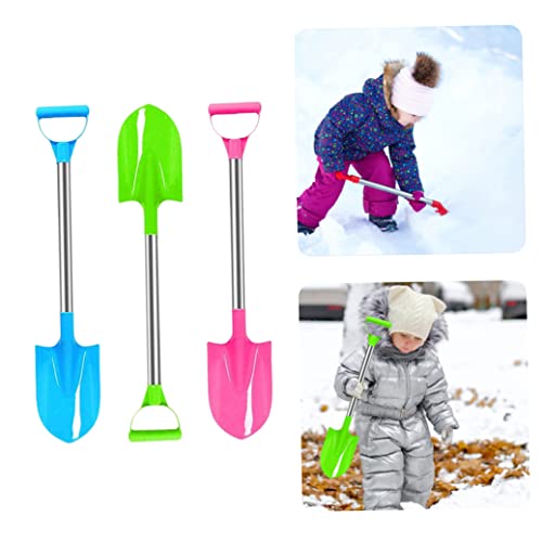 Palas de nieve para niños con mango de acero inoxidable pack de 3 piezas 7