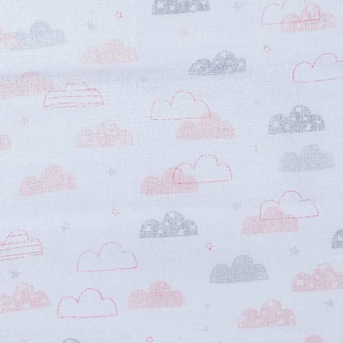 Fralda Papi Luxo Estampado para Bebê70cm X 70cm Contém 05 Un