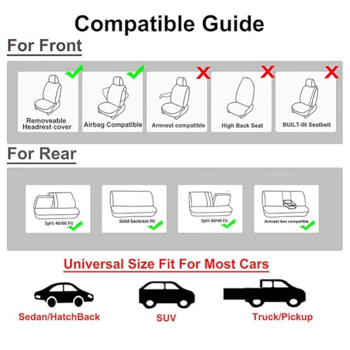 Housse Siege Voiture pour MG Zs Accessoires Interieur Couvre Siege Auto