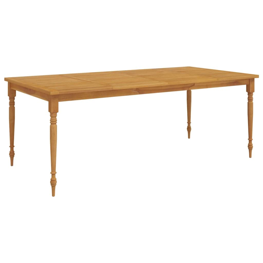 Revera Table Batavia 200 x 100 x 75 cm en bois massif de teck