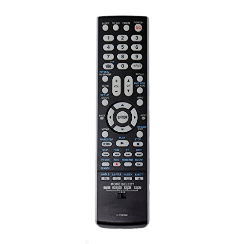 Ct-90302 Replace Remote Control Ct90302 Fit For Toshiba Tv 22Av500 22Av500U 37Cv510U 40G300U3 32Rv530U 40" Lcd 42Rv530 42Rv530U 55G300 55G300U Lcd Led Television Replacement Ir Controller #TOP6
