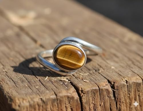 Image of 55Carat Choose Your Color Natural Gemstone Silver Statement Rings for Gift Corssover Style Size 5 to 12