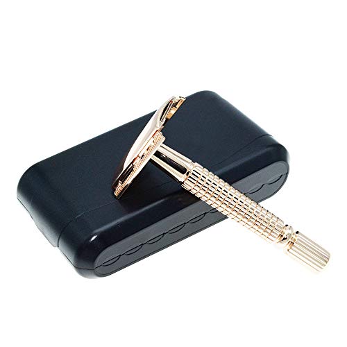 Double Edge Razor Traditional Eco Stainless Old Fashioned Shaving Safety Razor Shaver + 10 pcs Razor Blades