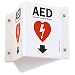 SmartSign "AED" Projecting Sign | 5" x 6" Acrylic