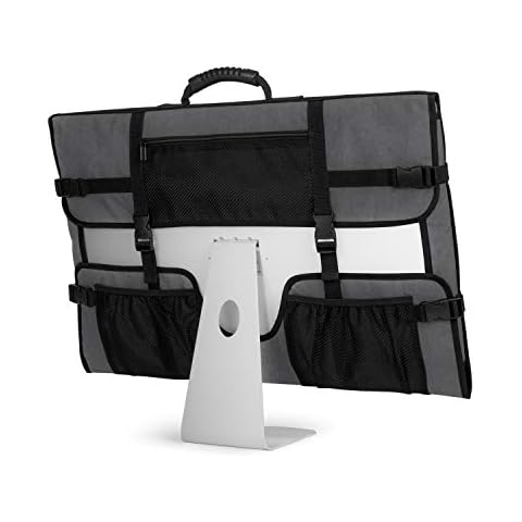 CURMIO Bolsa para Ordenador iMac, Funda de Polvo y Transporte de 21.5" y 24" Cover