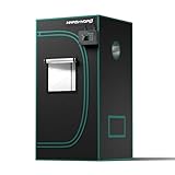 MARS HYDRO Growzelt 60x60x120cm,Indoor Grow Tent Reflektierende Mylar Zuchtzelte Hydrokultur,abnehmbaren Boden Tablett,für Pflanzen wachsen Raum