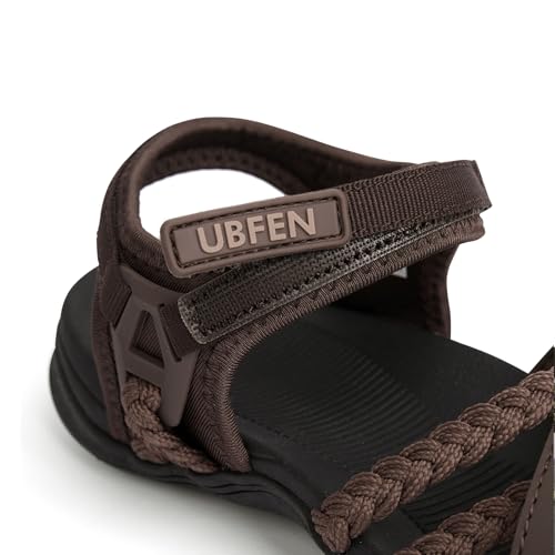Image of UBFEN Womens Hiking Sandals Outdoor Comfortable Sport | Lightweight, Water Sandals, Adjustable Straps, Arch Support, Ideal for All-Day Wear, Beach, Vacation, Camping, Walking
