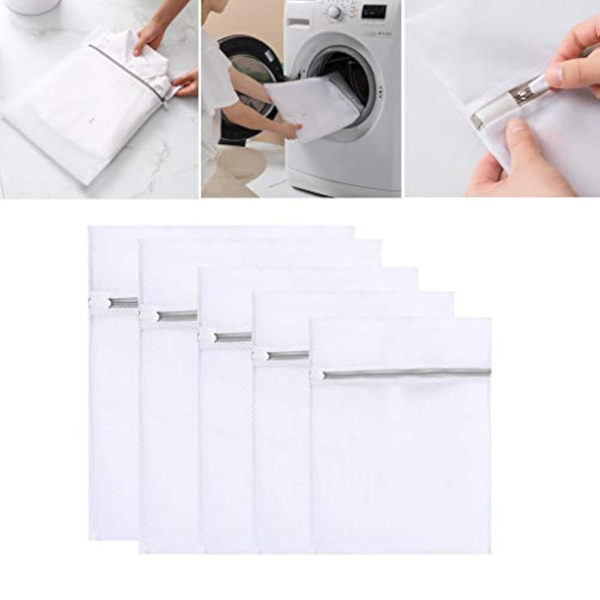 Laundry Washing Bag, Mesh Net Underwear Storage