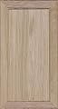 Unfinished Oak Mitered Flat Panel Cabinet Door by Kendor, 28H x 15W