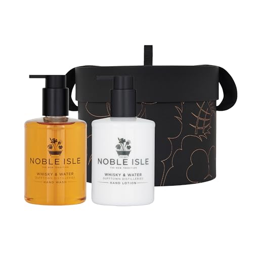 Noble Isle Gift Set | Luxury Whisky - Water Hand Wash & Hand Loti...
