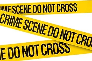 Tapix Crime Scene Do Not Cross Tape Decoration 3 x 100 ft Roll Bright Yellow Pretend Play Party Decoration