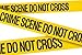 Crime Scene Do Not Cross Barricade Tape 3 X 100 • Bright Yellow with a Bold Black Print for High Visibility • 3 in. Wide for Maximum Readability • Tear Resistant Design