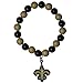 NFL Siskiyou Sports Womens New Orleans Saints Fan Bead Bracelet One Size Team Color