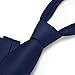 Junmaxroad 63'' XL Navy Blue Ties For Men Solid Color Extra Long Neckties 3.35