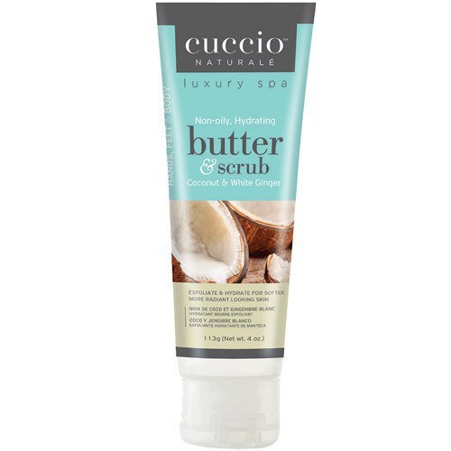 Cuccio Naturale Spa - Non-Oily Hydrating Butter & Scrub for Softer, More Radiant Looking Skin | Coconut & White Ginger - 113g-image-15